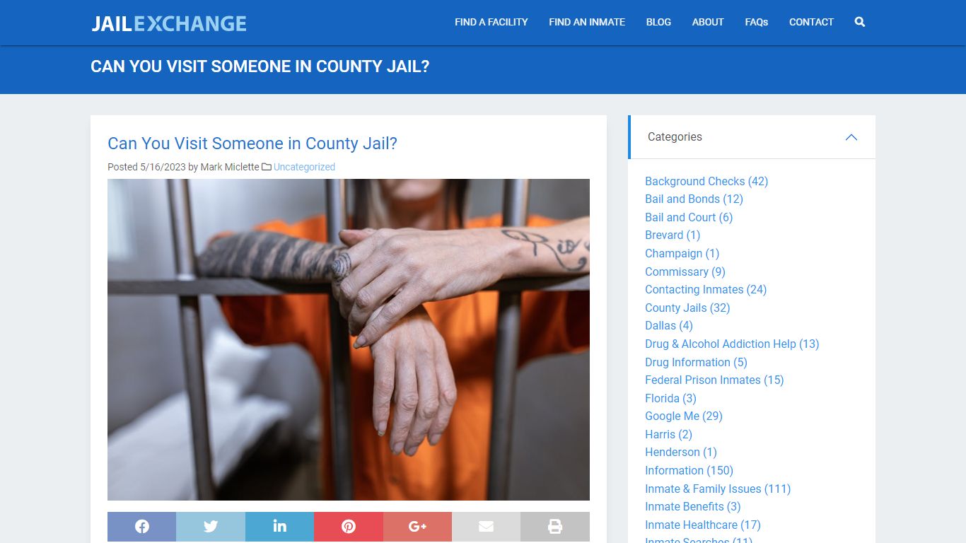 Can You Visit Someone in County Jail? | JailExchange