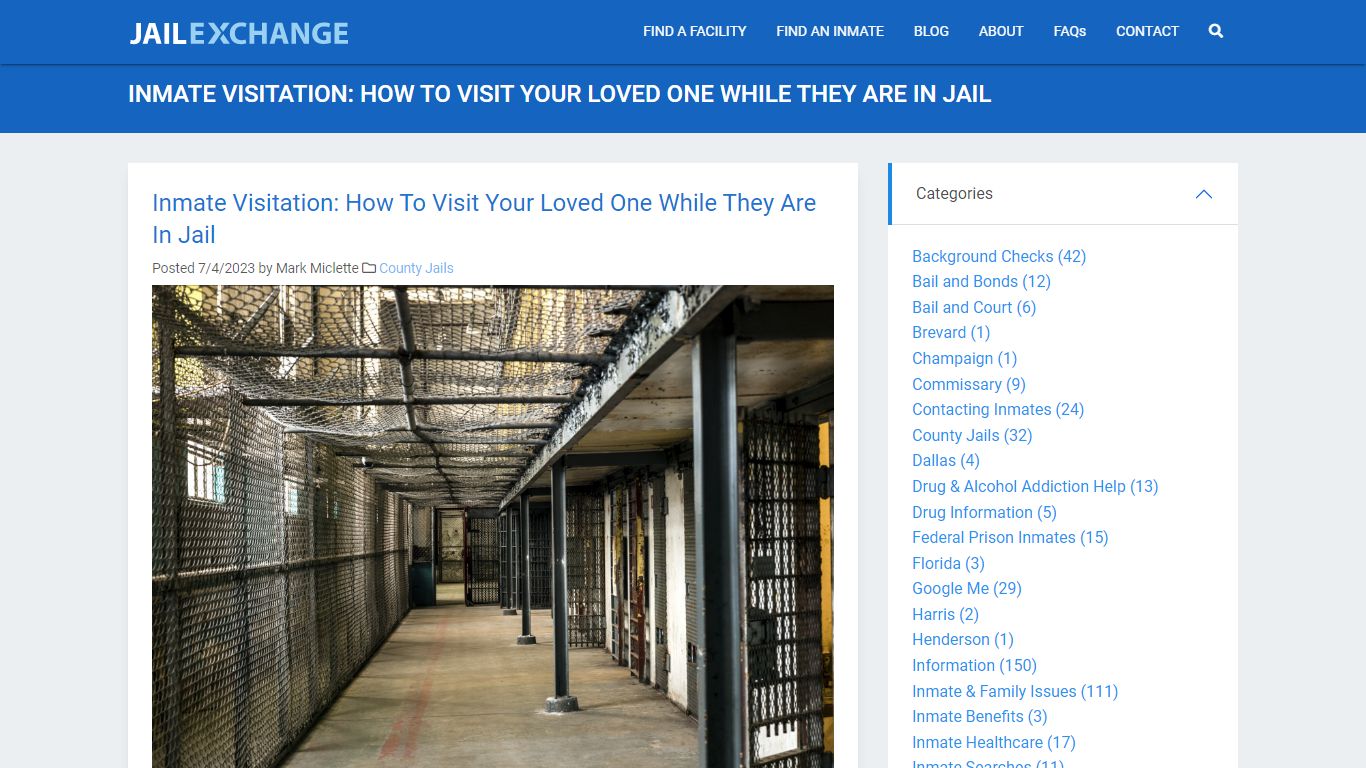 Inmate Visitation: How To Visit Your Loved One While They Are In Jail